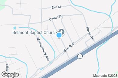Map image of the property - 217 Belmont Ave