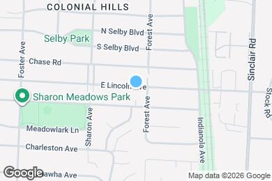 Map image of the property - 505 E Lincoln Ave