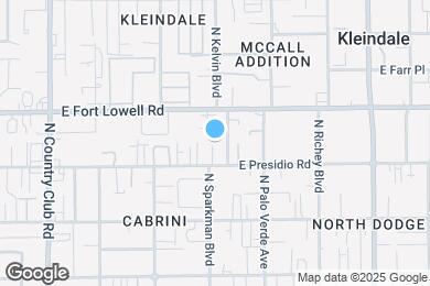 Map image of the property - 3407 E Presidio Rd