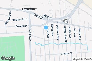 Map image of the property - 411 Snyder Ave