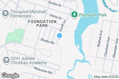 Map image of the property - 2018 Pond Ln