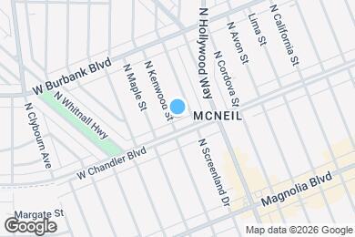 Map image of the property - 1210 N Kenwood St