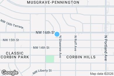 Map image of the property - 4009 NW 15th St