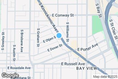 Map image of the property - 2557 S Kinnickinnic Ave