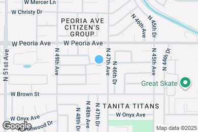 Map image of the property - 4713 W Cochise Dr