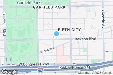 Map image of the property - 3452 W Jackson Blvd