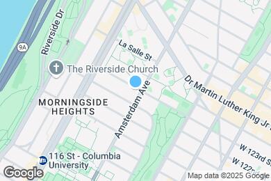 Map image of the property - 1274 Amsterdam Ave
