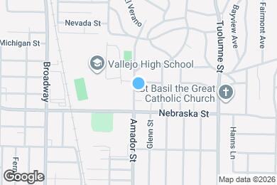 Map image of the property - 1426 Amador St