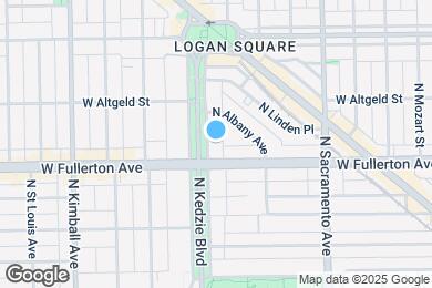 Map image of the property - 2415 N Kedzie Blvd