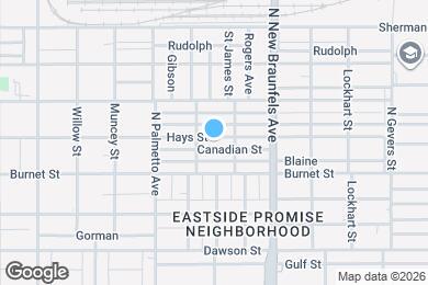 Map image of the property - 1214 Hays St