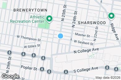 Map image of the property - 1315 N 25th St