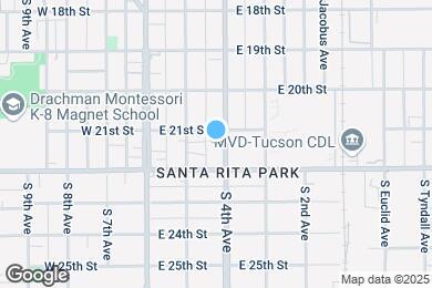 Map image of the property - 1116 S 4th Ave