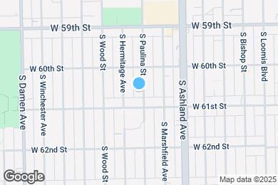 Map image of the property - 6032 S Paulina St