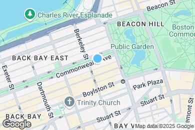 Map image of the property - 40 Commonwealth Ave