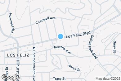Map image of the property - 4116 Los Feliz Blvd