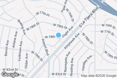 Map image of the property - 5804 W 78th Pl