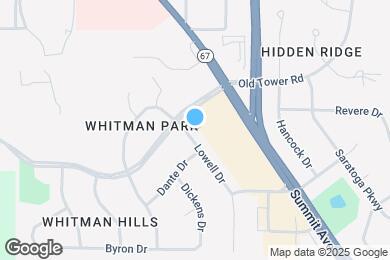 Map image of the property - Whitman Park Apartments