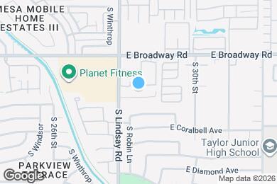 Map image of the property - 2826 E Capri Cir