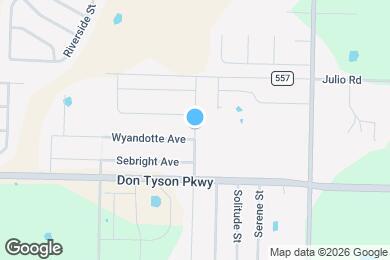 Map image of the property - 3301 Rosecomb St