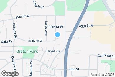 Map image of the property - 3485 Lester Ave