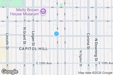 Map image of the property - 638 E 12th Ave