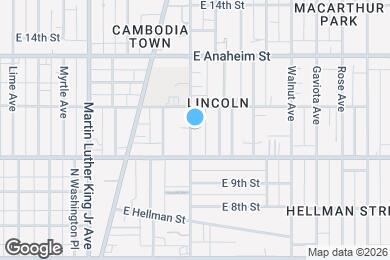 Map image of the property - 1050 Orange Ave