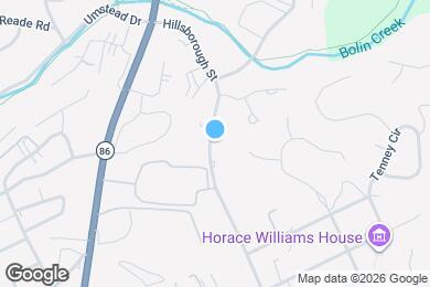 Map image of the property - 514 Hillsborough St