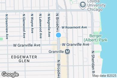Map image of the property - 6230 N Broadway St