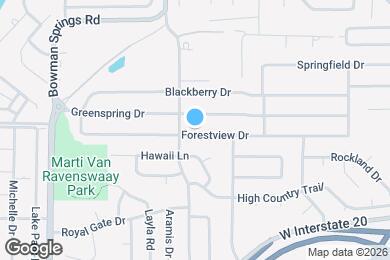 Map image of the property - 6905 Forestview Dr