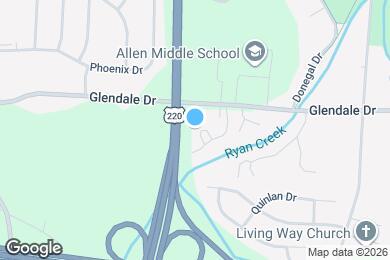 Map image of the property - 1131 Glendale Dr