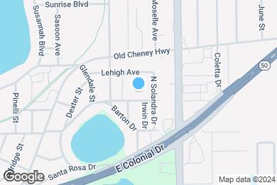 Map image of the property - Shoreview at Baldwin Park