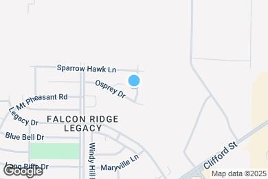 Map image of the property - 617 Chickadee Dr