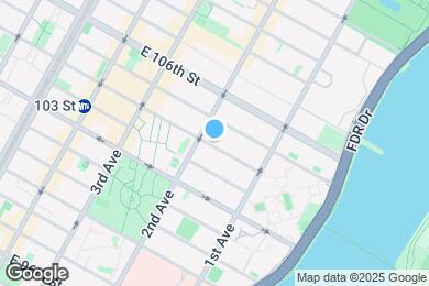 Map image of the property - 305 E 104th St