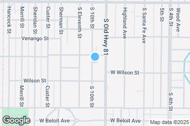 Map image of the property - 859 S 10th St