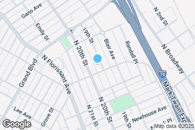 Map image of the property - 4317 N 19th St