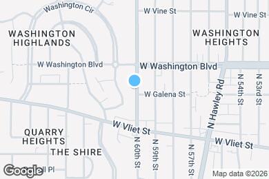 Map image of the property - 1615 N 60th St