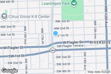 Map image of the property - 1652 NW 1st St