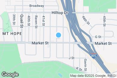 Map image of the property - 619 42nd St