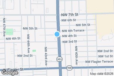 Map image of the property - 300 NW 42nd Ave