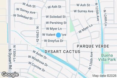 Map image of the property - 12754 W Dreyfus Dr