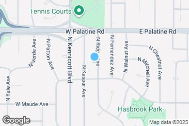 Map image of the property - 1730 N Ridge Ave