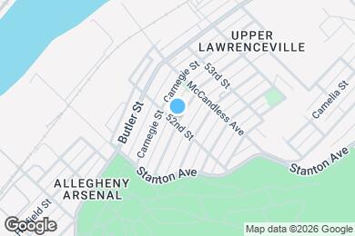 Map image of the property - 421 52nd St