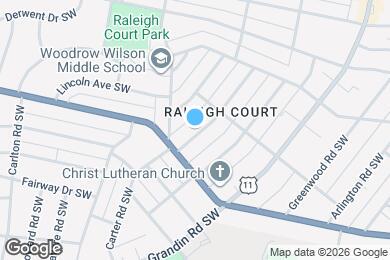 Map image of the property - 1929 Avon Rd SW