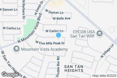 Map image of the property - 3131 W Yellow Peak Dr