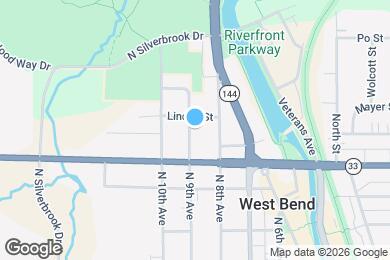 Map image of the property - 445 N 9th Ave