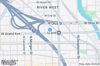 Map image of the property - 842 W Grand Ave