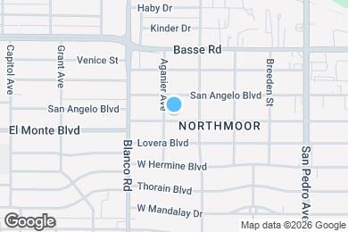 Map image of the property - 631 El Monte Blvd