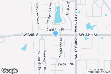 Map image of the property - 909 SW 35th St