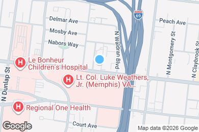 Map image of the property - 1056 Poplar Ave