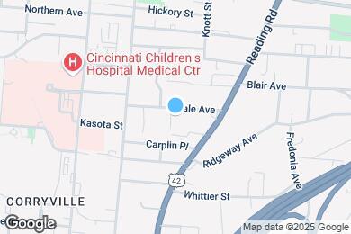 Map image of the property - 539 Hale Ave